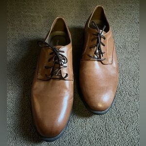 Hush Puppies Oxford dark tan shoes